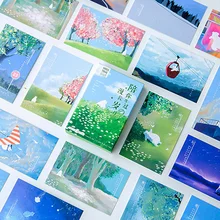 28 листов/набор, вы проводите долгое время Lomo карты мини Открытка карта Подарочная поздравительная открытка