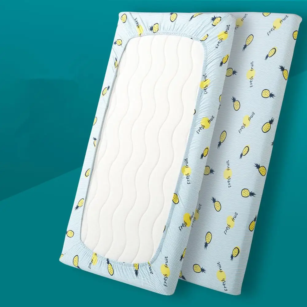 Printed Baby Crib Fitted Sheet Dustproof Mattress Cover For Baby Bed 1 Piece Cotton Toddler Cot Cover Breathable Newborn Bedding Printed Baby Crib Fitted Sheet Dustproof Mattress Cover For Baby Bed 1 Piece Cotton Toddler Cot Cover Breathable Newborn Bedding