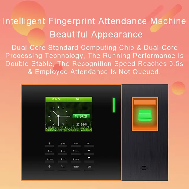 biometric fingerprint time attendance