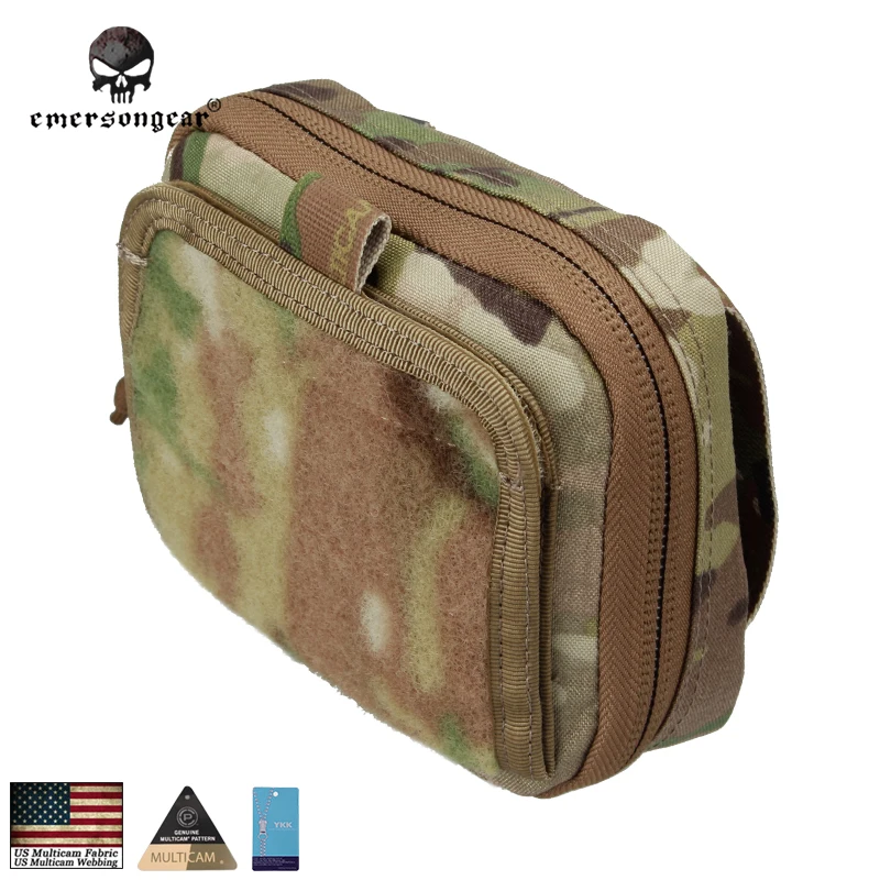 

Emersongear ADMIN Multi-purpose Map Bag Molle Emerson Military Pouch Hunting Army MOLLE Combat Gear EM8506 Genuine Multicam AOR2