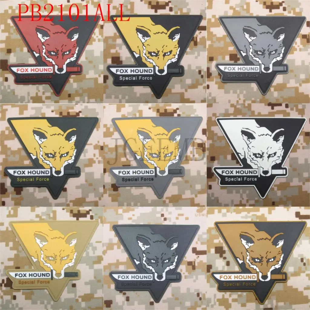 

MGS Fox Hound Special Force Group 3D PVC Patch