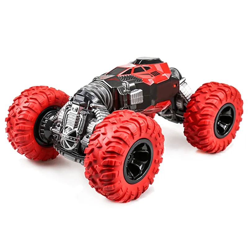 buy Double Sided Rc Car 4Wd 2.4Ghz 1 16 One Key Transformation All Terrain Vehicle Climbing Car Remote Control Truck Stunt Car