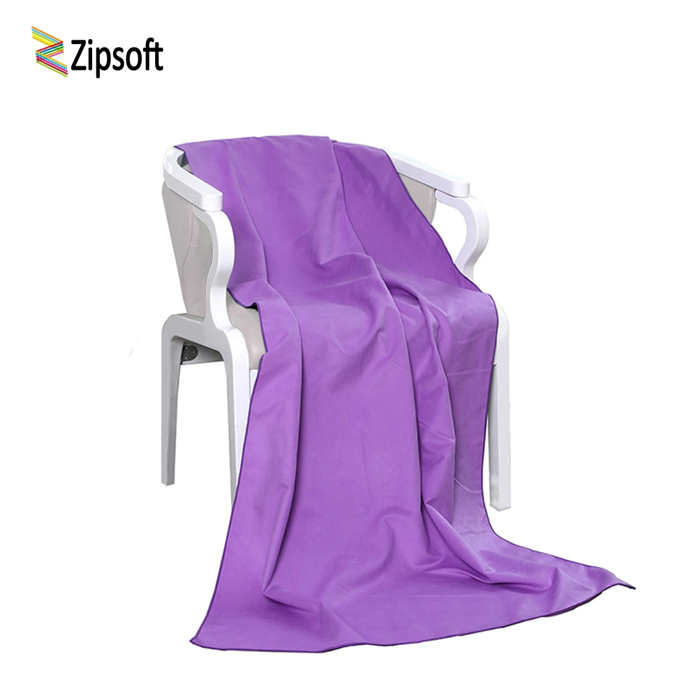 Zipsoft бренд пляжное полотенце из микрофибры Полотенца душевые Йога Коврик Компактный Тренажерный зал Спортивный отдых на природе Бассейны 2017 быстро высыхающая мягкие - изображение