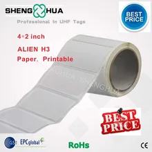 SH-L4X2I UHF этикетка Пассивная RFID Метка клейкая наклейка 915 МГц большой размер этикетка