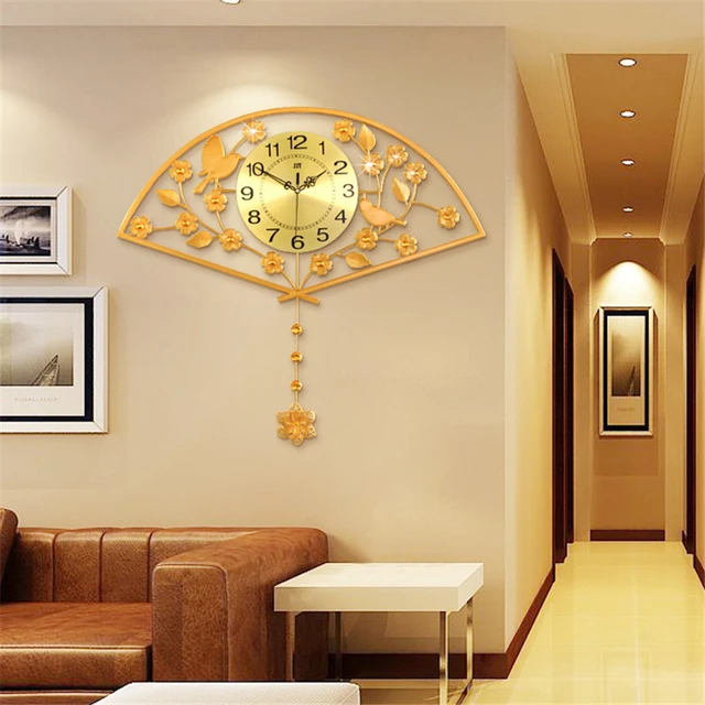 jjt moderne pendeluhr minimalistischen kreative wohnzimmer wanduhren ruhig schlafzimmer fanning uhr 6774 cm - Wohnzimmer Wanduhr jjt moderne pendeluhr minimalistischen kreative wohnzimmer wanduhren ruhig schlafzimmer fanning uhr 6774 cm - Wohnzimmer Wanduhr