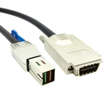 Cablecc External Mini SAS HD 4x SFF-8644 to External SAS 4x infiniband 34pin data server Raid Cable 100cm