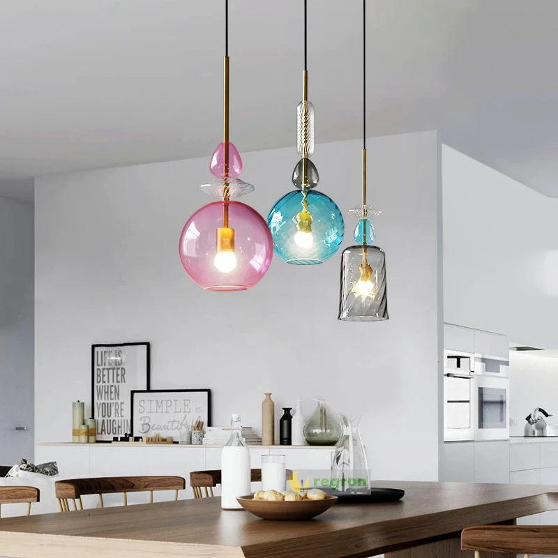 Modern Creative Hanging Lights Dining Room Lamps Bar Bedroom Led Hanging Lights Dining Room Lamps