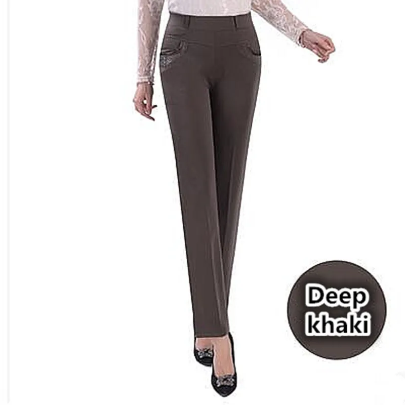 Для пожилых женщин зимние брюки и хлопковые женские брюки и утолщенные брюки с эластичным поясом размера плюс брюки для матери