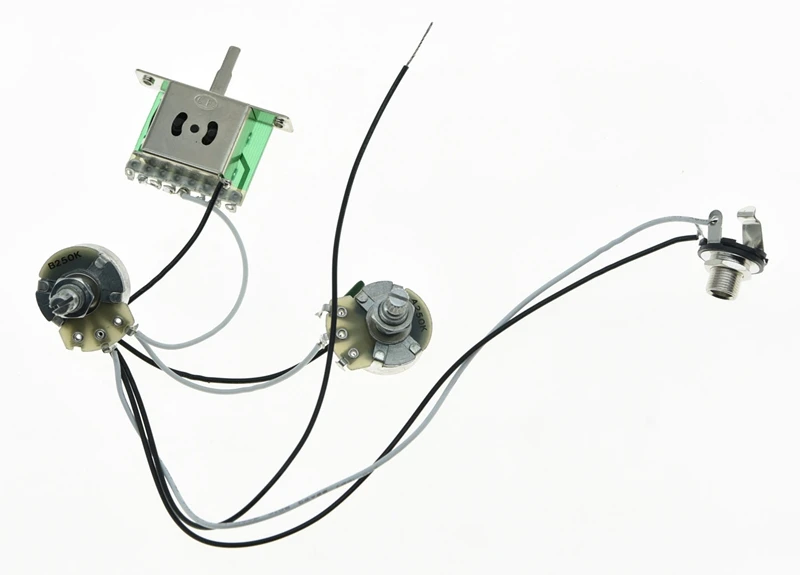 Aliexpress.com : Buy KAISH Guitar Prewired Wiring Harness Alpha 250K