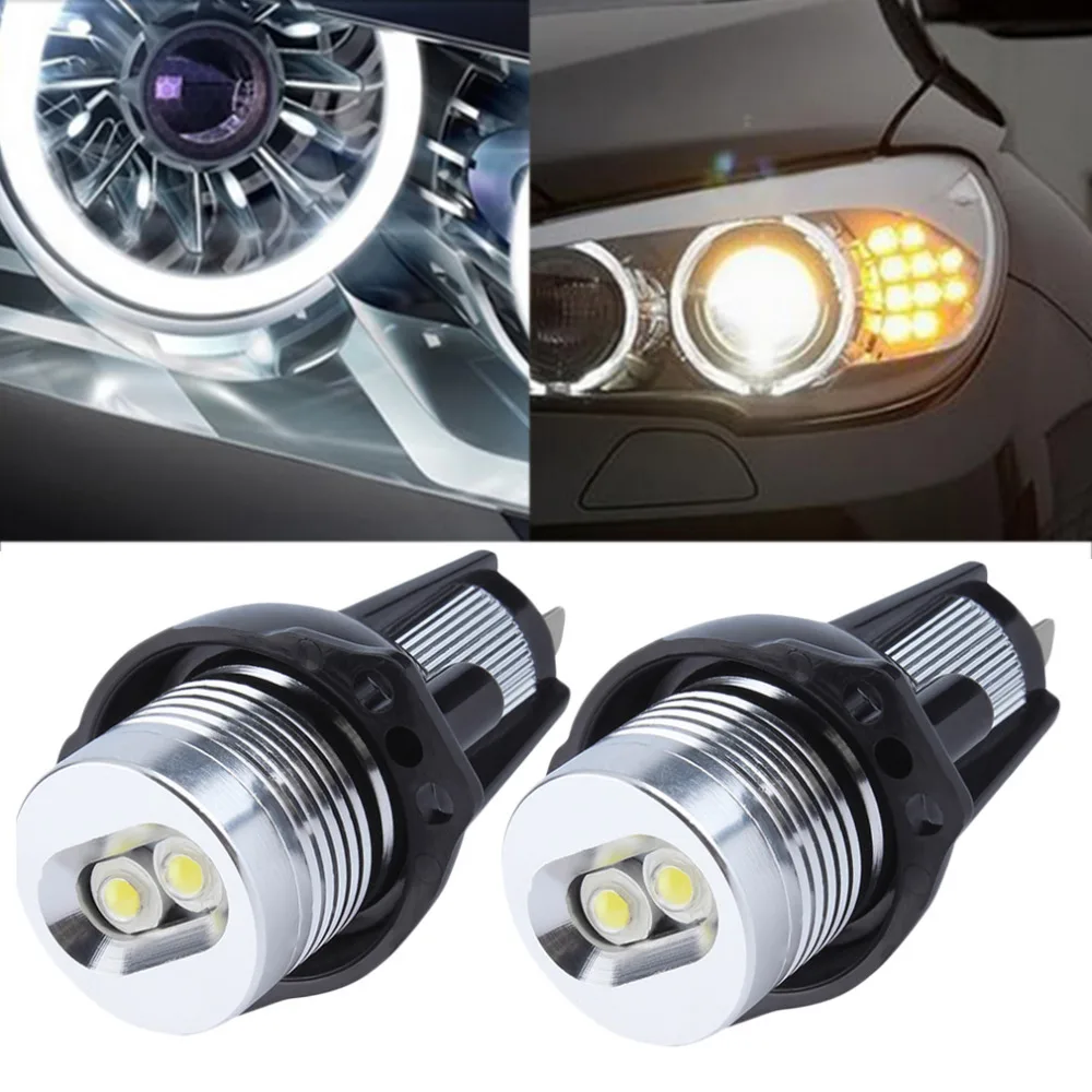 

2pcs For car E90 E91 3 Series 325i 328i 325xi 328xi 330i 06-08 Excellent Quality xenon white LED Angel Eyes Halo Light bulb Hot