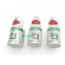 3 бутылки зубные нитки одноразовые Gingival ретракции шнур зеленый вязаный хлопок десен линии Стоматолог Материал Размеры 0 00 000