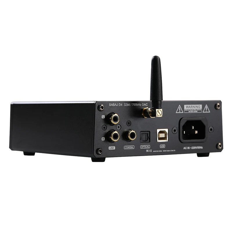 AMPLIFICADOR DE AURICULARES y DAC portátil Sabaj D4 HIFI DSD512 PCM768 AK4452 BT4.2 soporte Bluetoo