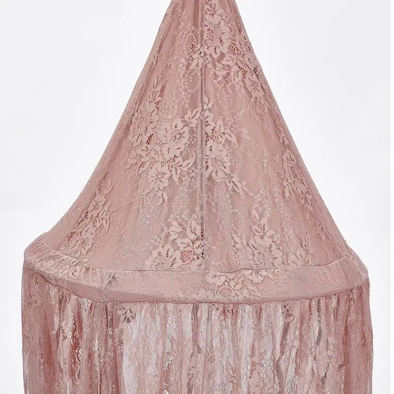 Elegant Round Lace Insect Bed Canopy Netting Curtain Dome Mosquito Net New Kid girl House Bedding Decor Summer Product Elegant Round Lace Insect Bed Canopy Netting Curtain Dome Mosquito Net New Kid girl House Bedding Decor Summer Product