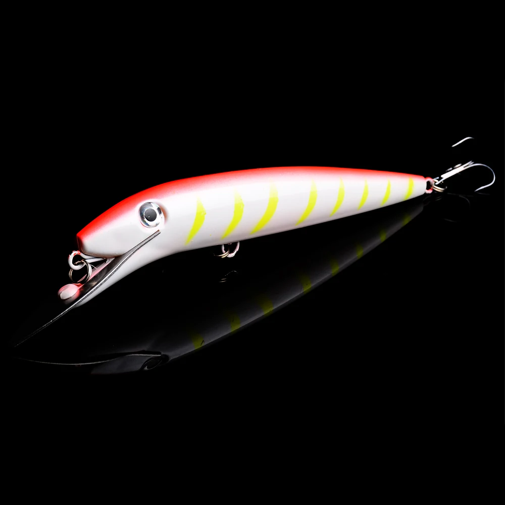 1 Pcs Big Minnow Pesca Isca Isca Wobbler Jerkbait Peche 20 cm 45g Mar Trolling Lure Baixo yo Zuri Imbecil Idiota Gancho Yuzi 12 trolling isca baixo yo zuri buster jerk gancho yuzi
