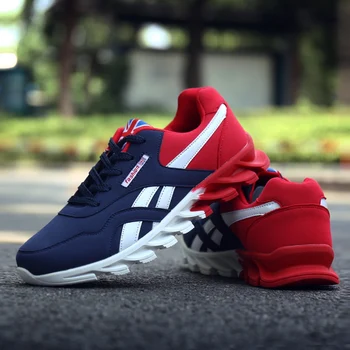 

2018 Autumn And Winter Trainers Lace-up Outdoor Athletic Sport Shoes New Men Sneakers Male Running Shoes Comfortable