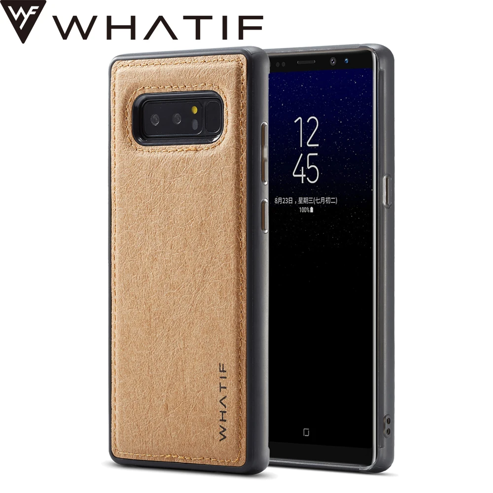 WHATIF чехлы для телефонов Samsung Galaxy Note 8 чехол N950F N950U специальная бумажная задняя