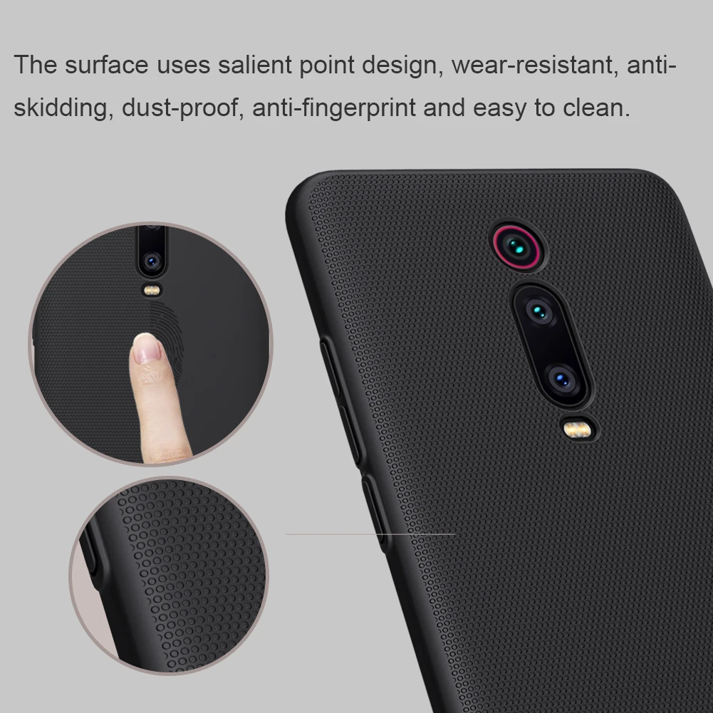 Nillkin for Xiaomi Mi 9T Case Super Frosted Shield PC Back Cover Case for Xiaomi Mi 9T Mi9T Pro Nilkin Case xiaomi leather case glass