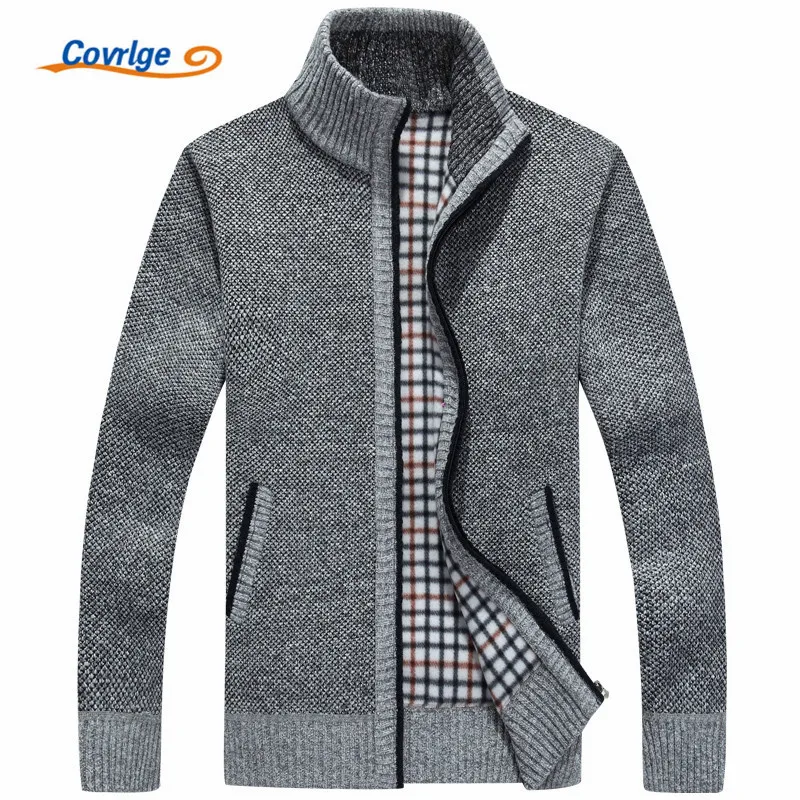 Covrlge Men's Turtleneck Sweater 2017 Winter New Plus