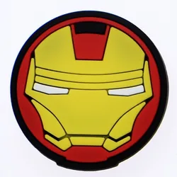 high quality 8pcs avengers iron man spiderman super man logo silicone accessories flat back diy gadgets bracelets shoe charms charms aliexpress