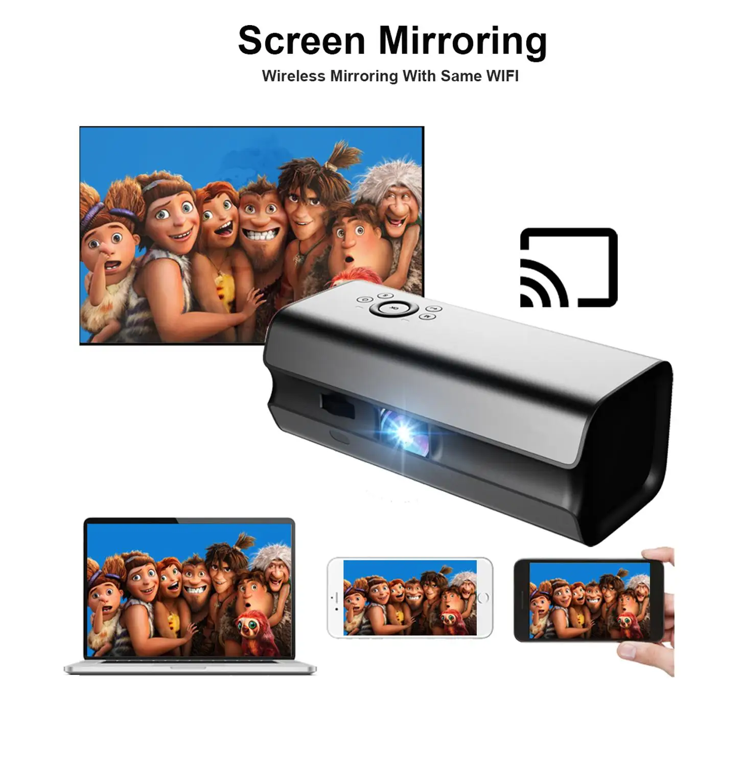 Wejoy портативный проектор V1 HIFI для домашнего кинотеатра Celular Com Projecteur domashniy Projetor