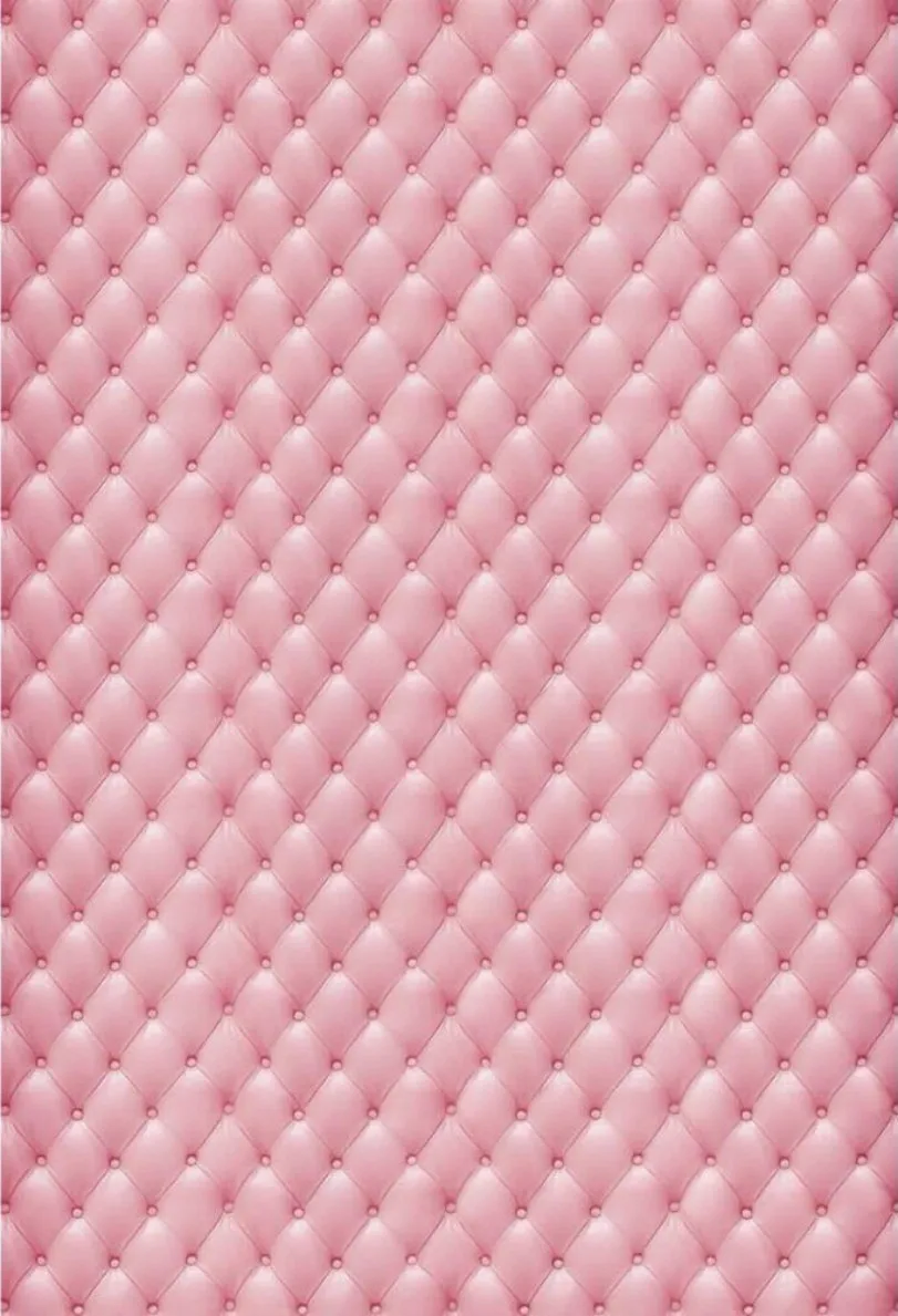 Pink Tufted Headboard photography studio background Vinyl cloth High quality Computer print wall