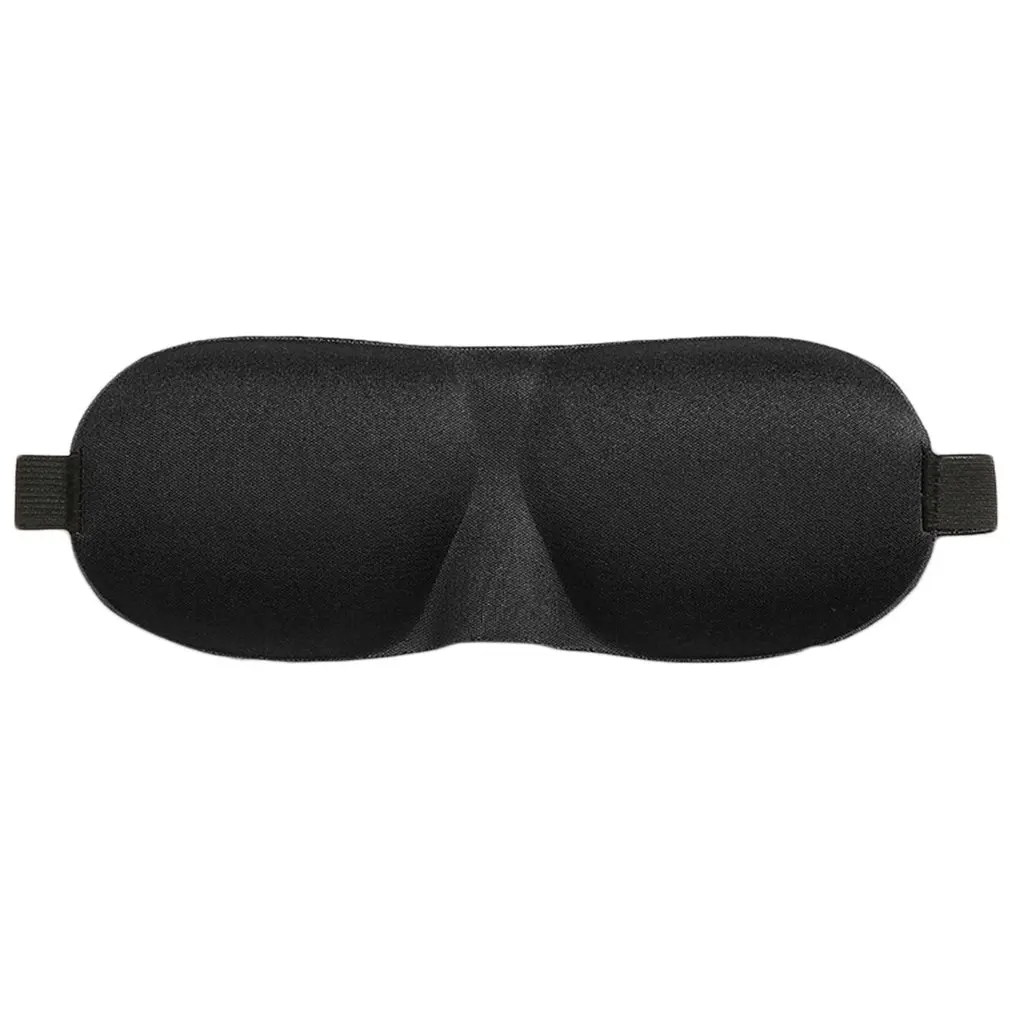

1pc Sponge Eyeshade Sleeping Eye Mask Cover Eyepatch Blindfolds Shield Sleep Goggles Slow Rebound Earplug For Flight Travel Work