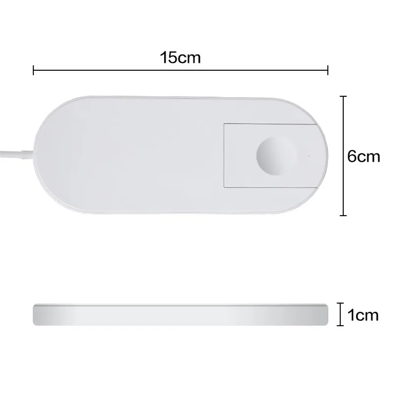 2 in 1 wireless charger pad