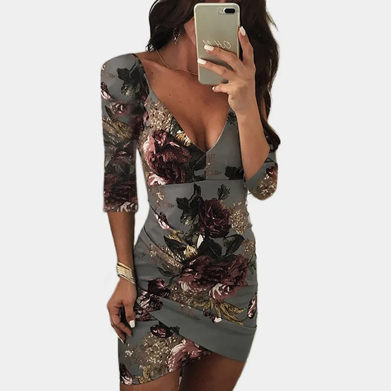 Print V Neck Ruched Sheath Tunic Package Hip Split Irregular Hem Dress Women Elegant Sexy Party Bodycon Club Dress Sundress
Print V Neck Ruched Sheath Tunic Package Hip Split Irregular Hem Dress Women Elegant Sexy Party Bodycon Club Dress Sundress