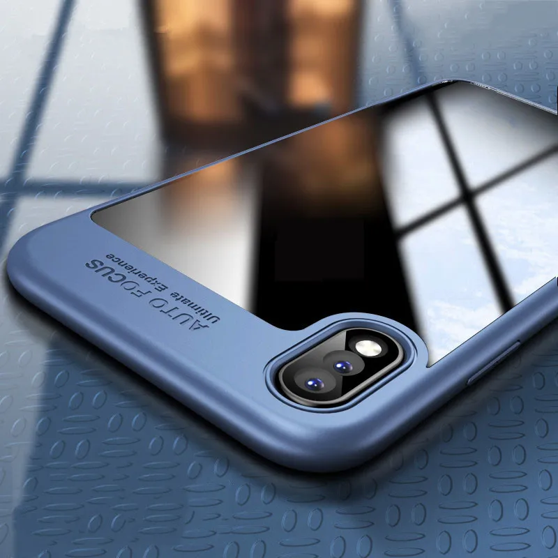ТПУ силиконовый чехол для Huawei P20 Mate 10 с автофокусом прозрачный ПК акриловый