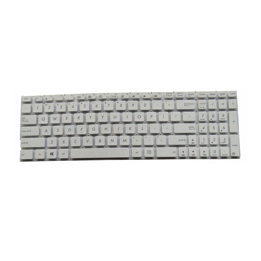 Клавиатура для ноутбука ASUS S500 w509L DX992 R565L VM590L DX992L FL5600L J5010 белая английская |