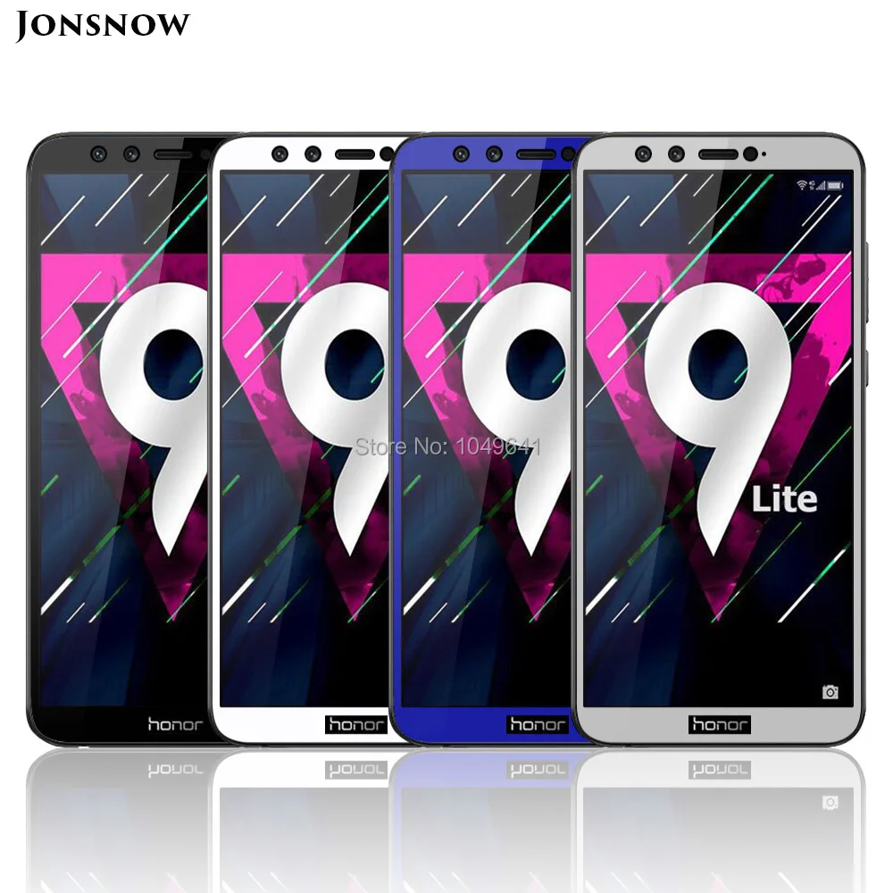 JONSNOW полное покрытие стекло для Huawei Honor 9 Lite Полное закаленное 9H Защитная пленка