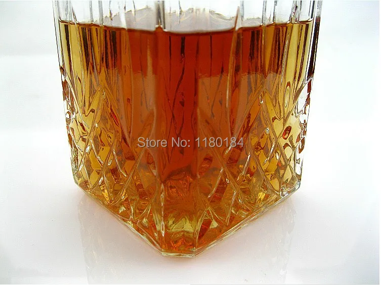 1 шт 800 мл стеклянный Виски Ликер Вино Графин для напитков Хрустальная бутылка Графин для вина подарок JR 1084