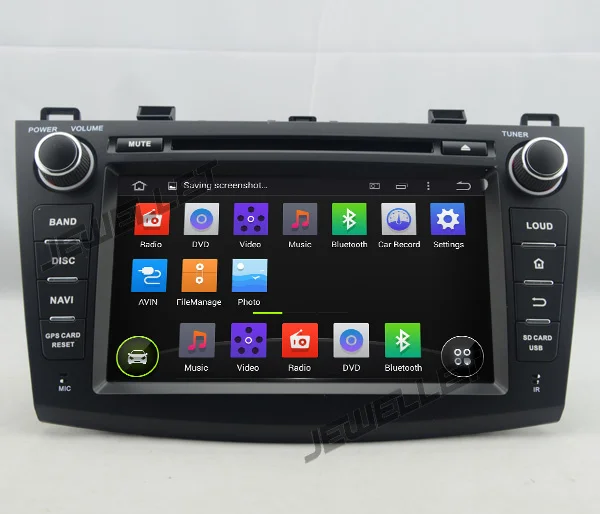 Discount Quad core 1024*600 HD screen Android 9.0 Car DVD GPS radio Navigation for Mazda 3 2010-2013 with 4G/Wifi DVR OBD 1080P 1