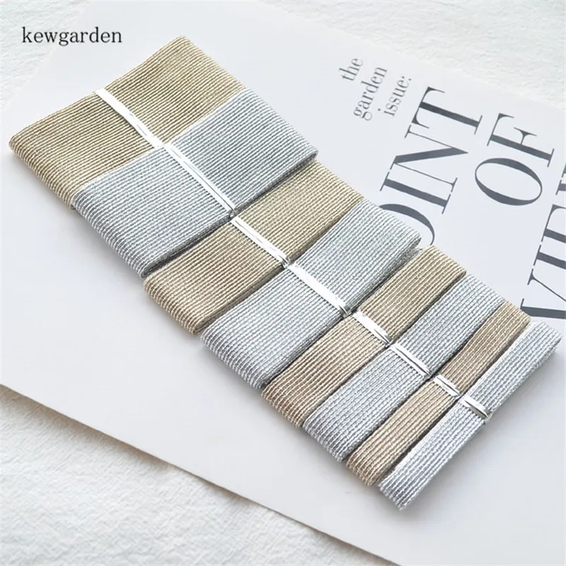 Золотистые/Серебристые сетчатые ленты Kewgarden 1 5 дюйма дюйм 5/8 3/8 сделай сам бант для