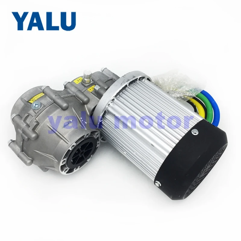 Top 1500W 1800W 2200W 60V 72V Differential Electric Motorized Tricycle Rickshaw BLDC Motor BM1424HQF for E Trike Mini Electric Car 4