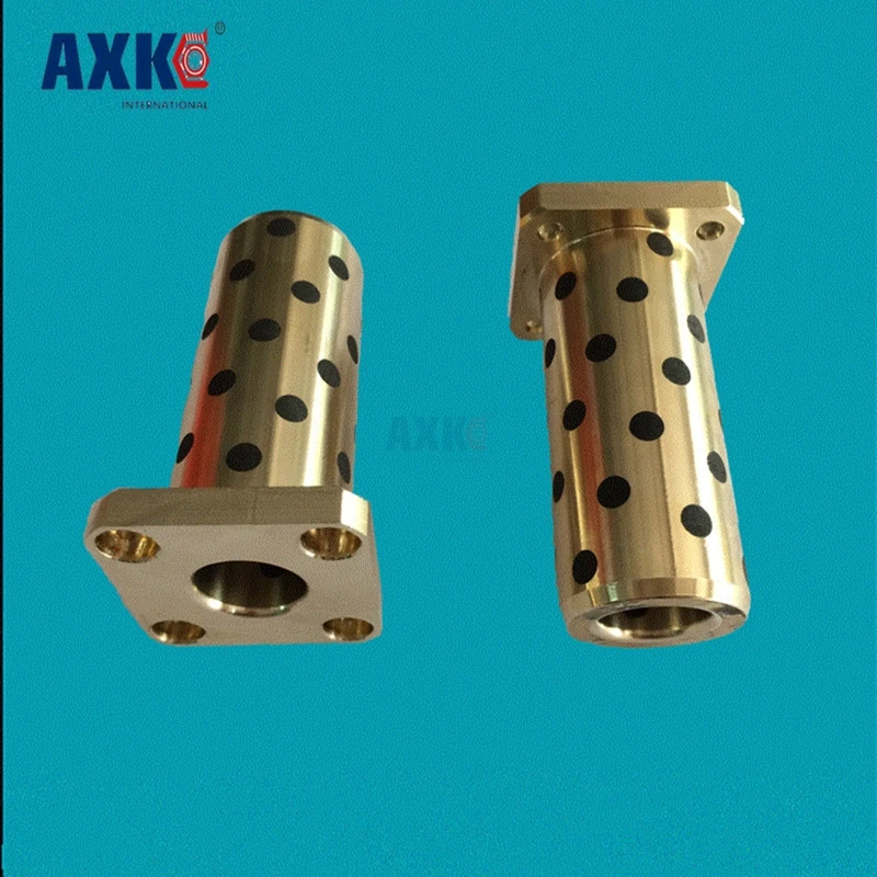 JDB 10*19*55 мм LMK10LUU безмасляный Подшипник 10x19x55 квадратный фланец медная втулка