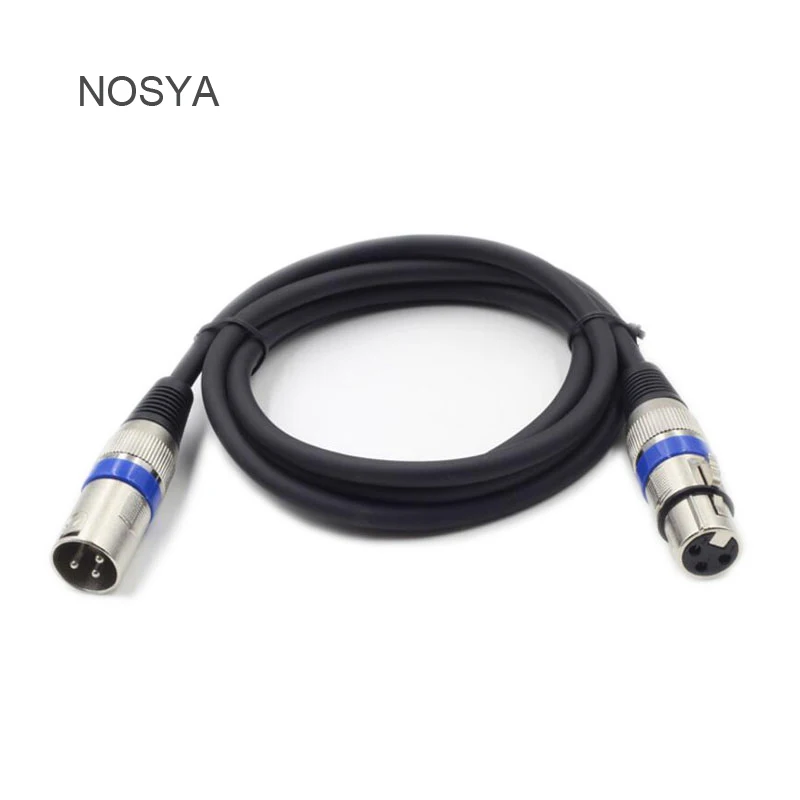 

NOSYA 3-pin XLR microphone cable line public bus manufacturer Microphone Cable DMX signal line 3 feet Free Shipping