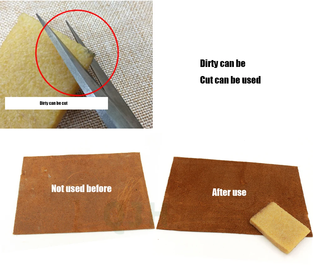 5 шт. высокое качество желтый ручной работы кожаные аксессуары DIY инструмента обеззараживания импортируется из натурального каучука лист
