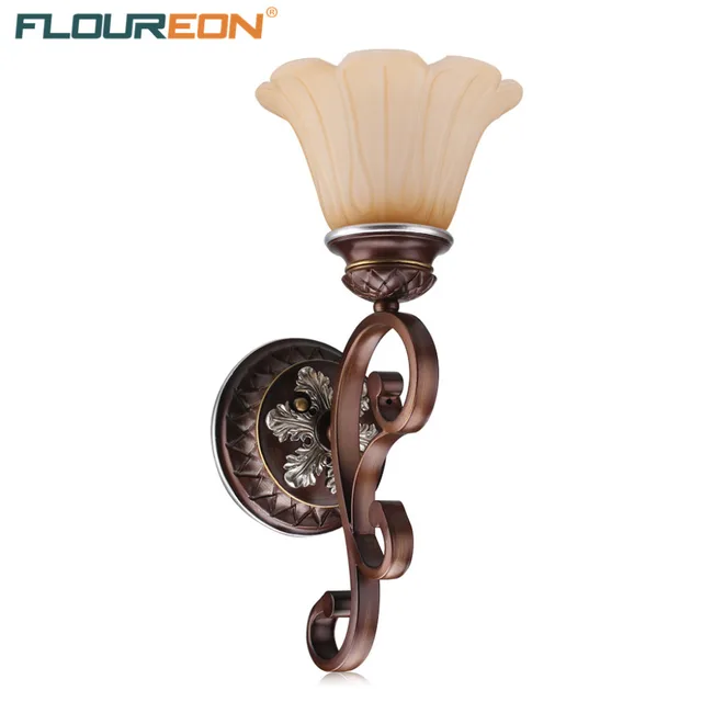 Floureon 1 Light Antique Wall Mounted Retro European Lamp Floureon 1 Light Antique Wall Mounted Retro European Lamp Oil Paint