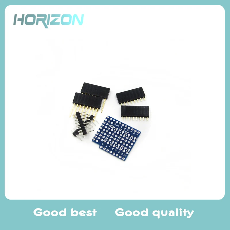 

ProtoBoard Shield for WeMos D1 mini double sided perf board Compatible