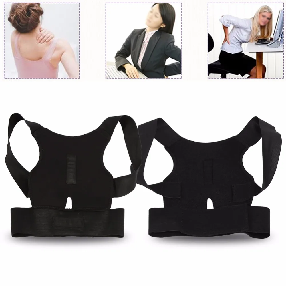 Регулируемый корсет для коррекции осанки спины позвоночника поддерживающий пояс для плеч Поясничный корректирующий бандаж Ортез для мужчин и женщин