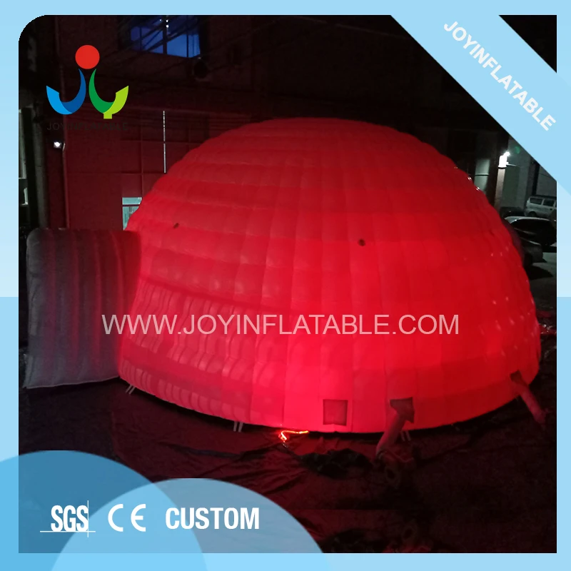 Dia 12m Inflatable Dome Tent  With Decorative LED light For Ourdoor Party Event 5