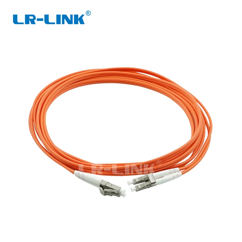 

LR-LINK Dual LC to LC Gigabit 1Gb Fiber Optic Jumper Cable MM Duplex Multi Mode Fiber Optic Patch Cord 3M,5M