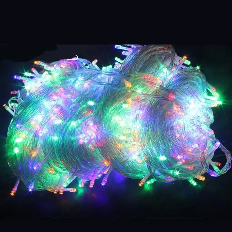 Jeebel 100 м 800 светодиоды новогодние гирлянды светодиодные 800leds Строка садовые фонари с 8 режимов для Новогодние для отдыха и вечеринок Свадебные украшения Xmas садовые светильники гирлянда новогодняя