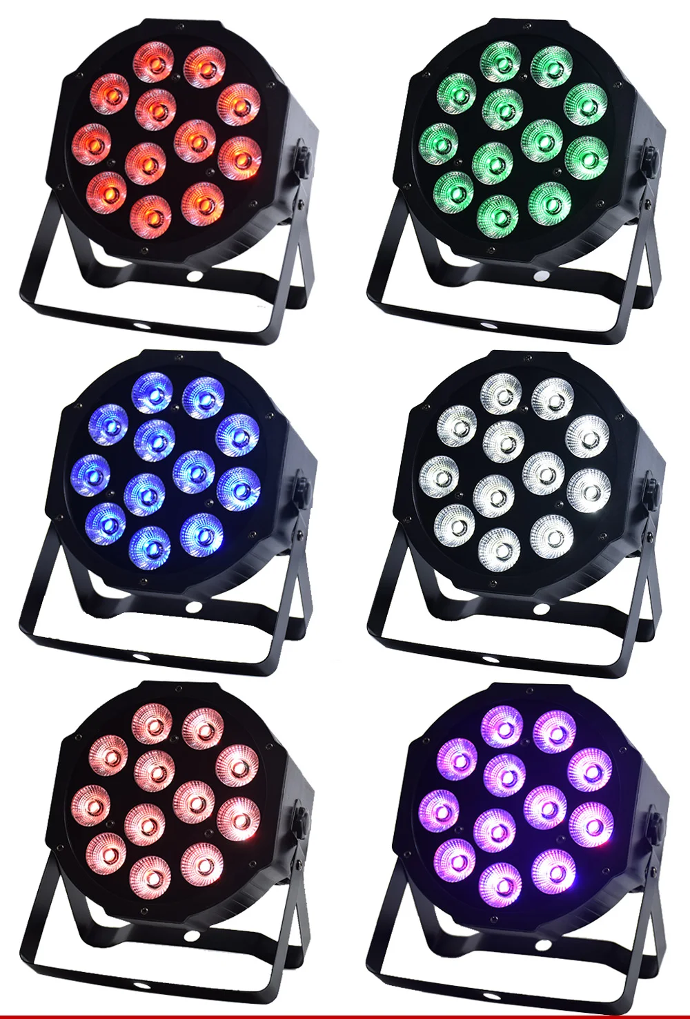 Светодиодный PAR-прожектор rgbw 12x12 Вт Луч омывающий свет высокой яркости для сцены dj Дискотека, ночной клуб оборудование