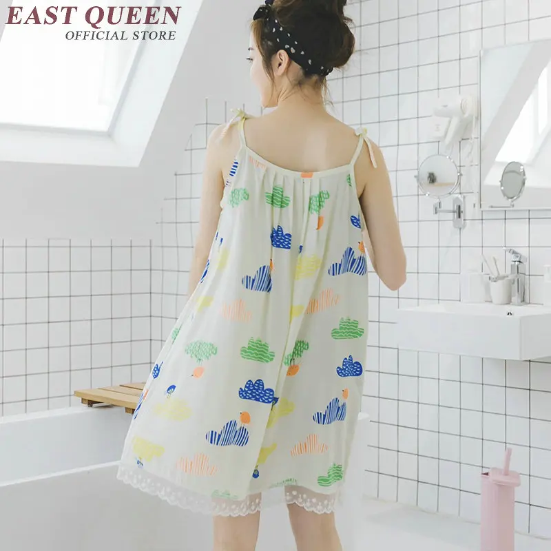 

Summer dress kawaii women nightwear kawaii clothing women nightwear sleepwear female home dress AA2194 YW