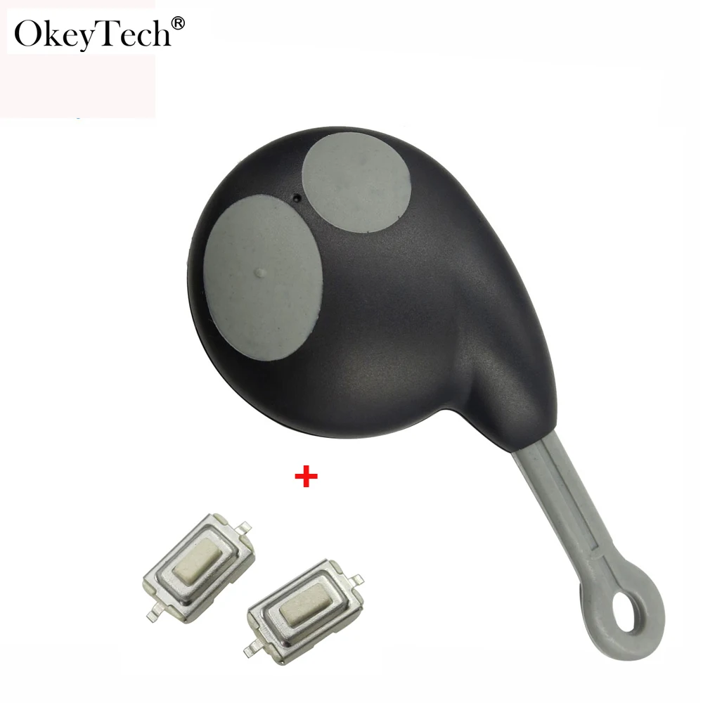 

OkeyTech Remote Key Shell With 2PC Micro Switch Fits for Toyota for Cobra Alarm 7777 1046 3193 7928 8188 Keyless Entry Fob Case