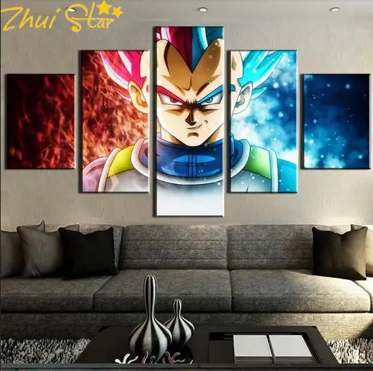 

Zhuistar 5 pieces, all-round 5D DIY diamond painting Cartoon "Anime Dragon Ball" diamond embroidery mosaic cross-stitch rhinest