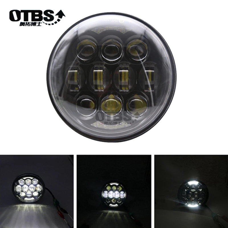 

5 3/4" LED Projection Headlight for Sportster Dyna Indian Scout