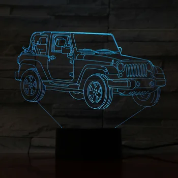 

3D Visual LED table night light For Kids 7 Colors Changing Desk Lamp Veilleuses Pour Enfants Nightlight fixtures bulbing licht